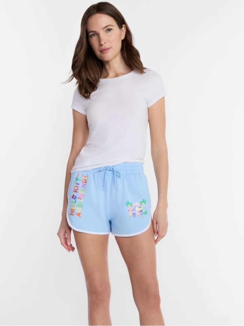 Hello Kitty and Friends Women's Graphic Fleece Dolphin Shorts - Picture 4 of 5